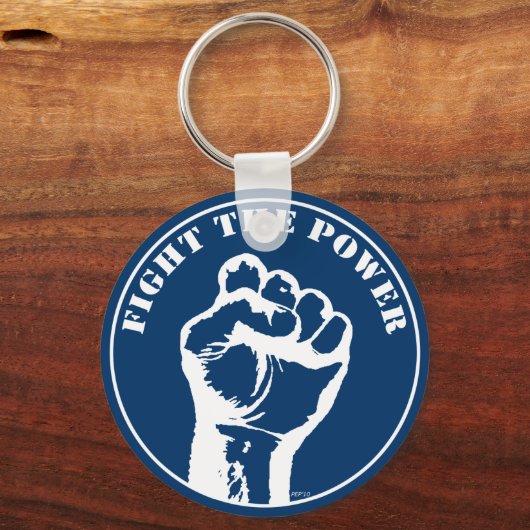 Vocht de macht sleutelhanger (Voorkant)