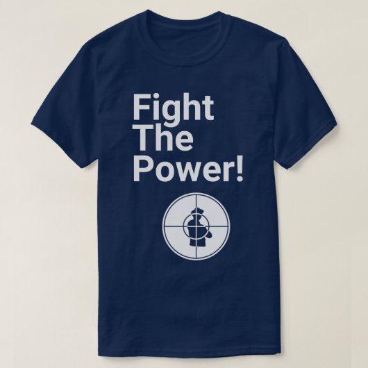 Vocht de macht t-shirt (Design voorkant)