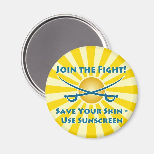 Vocht huidkanker magneet (Voorkant / Achterkant)