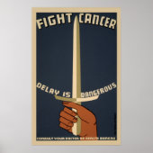 Vocht Kanker WPA Vintage Poster (Voorkant)