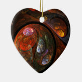 Vochtaansluiting Abstracte kunst hart Ornament (Rechts)