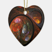 Vochtaansluiting Abstracte kunst hart Ornament (Links)