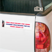 Vochtbalsticker met gratis gezondheidszorg bumpersticker (Op Truck)