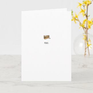 Vochtig. Happy Birthday Cake Kaart