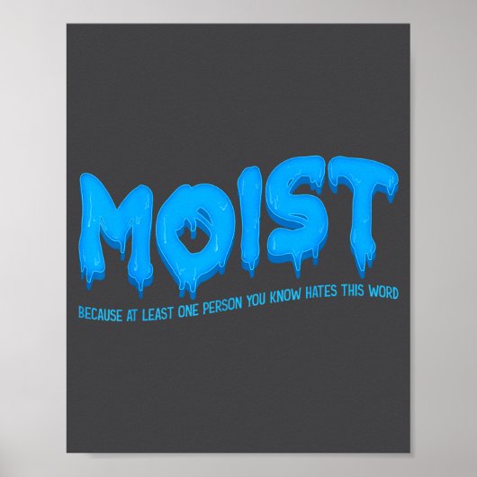 Vochtig Sarcasme Ongepast & Grappig Schokkend Poster (Voorkant)