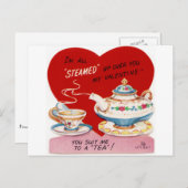 Vochtig Valentijn Feestdagenkaart (Voorkant / Achterkant)