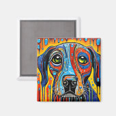 Vochtige Hond Magneet (Voorkant / Achterkant)