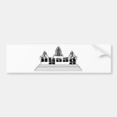 Vochtsticker van Angkor Wat Bumpersticker (Voorkant)