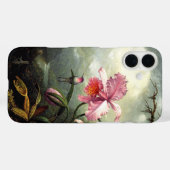 Vochtvogel en orchidee, botanisch kunstwerk Case-Mate iPhone case (Achterkant (horizontaal))