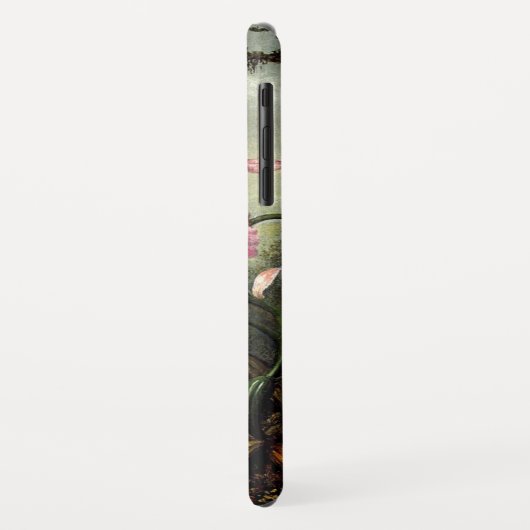 Vochtvogel en orchidee, botanisch kunstwerk Case-Mate iPhone case (Achterkant/links)