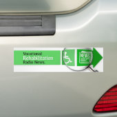 VocRehabRadio News Logo Sticker (Op auto)