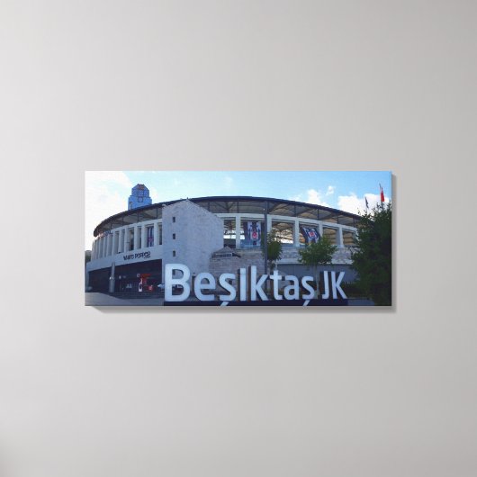 Vodafone Arena, het startstadion van Besiktas Canvas Afdruk (Voorkant)