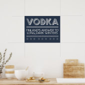 VODKA aangepast poster kleur (Keuken)