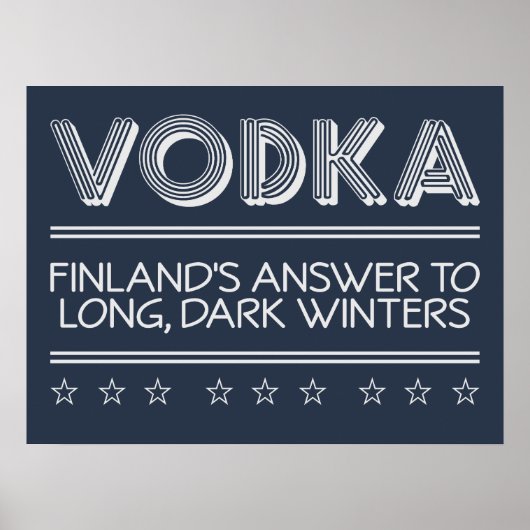 VODKA aangepast poster kleur (Voorkant)