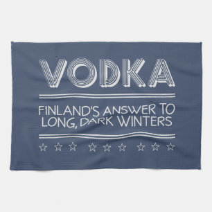 VODKA aangepaste kleur handdoeken