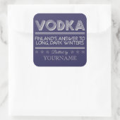 VODKA aangepaste kleuren stickers (Tas)