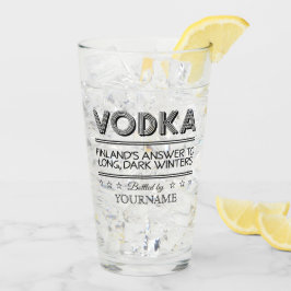 VODKA-aangepaste naam Glas