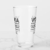 VODKA-aangepaste naam Glas (Links)