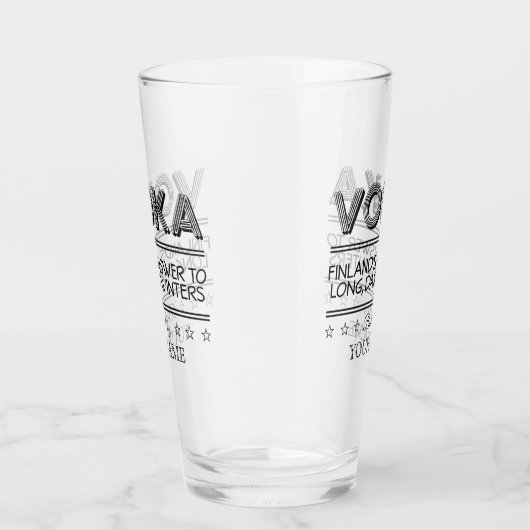 VODKA-aangepaste naam Glas (Rechts)