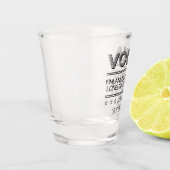 VODKA-aangepaste naam Shot Glas (Links)