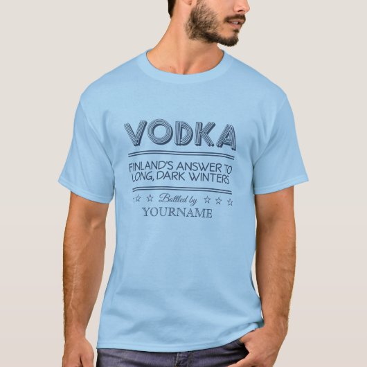 VODKA aangepaste shirten en jassen T-shirt (Voorkant)