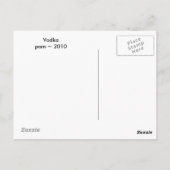 Vodka Briefkaart (Achterkant)