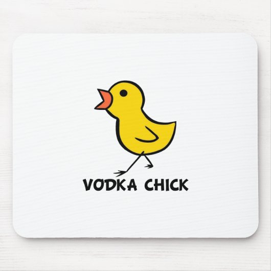 Vodka Chick Mousepad Muismat (Voorkant)
