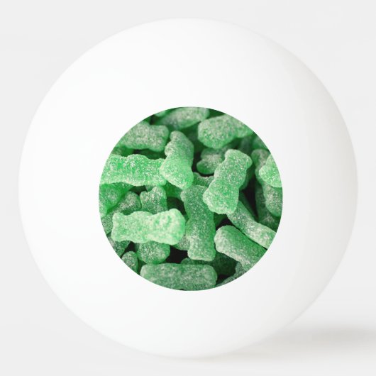 Vodka Infused Jelly Beer Snoep Pingpongbal (Achterkant)
