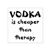 VODKA IS GOEDKOPER DAN THERAPIE RUBBERSTEMPEL (Afrduk)