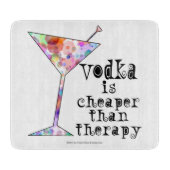VODKA IS KAPIER DAN THERAPIE BAR SNIJPLANK (Voorkant)