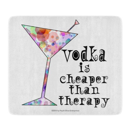 VODKA IS KAPIER DAN THERAPIE BAR SNIJPLANK (Voorkant)