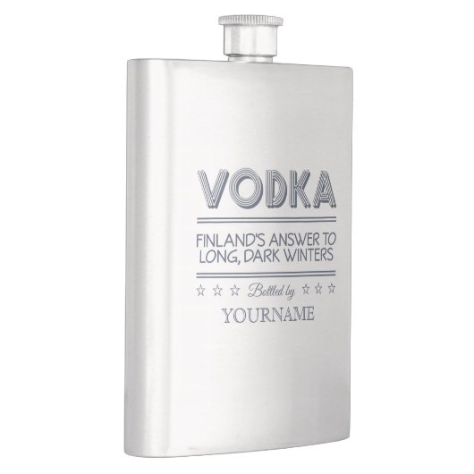 VODKA-maatkolf Heupfles (Rechts)