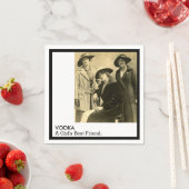 Vodka Meisjes Beste Vriend  Vrouwen Grappige Quote Servet (Insitu)