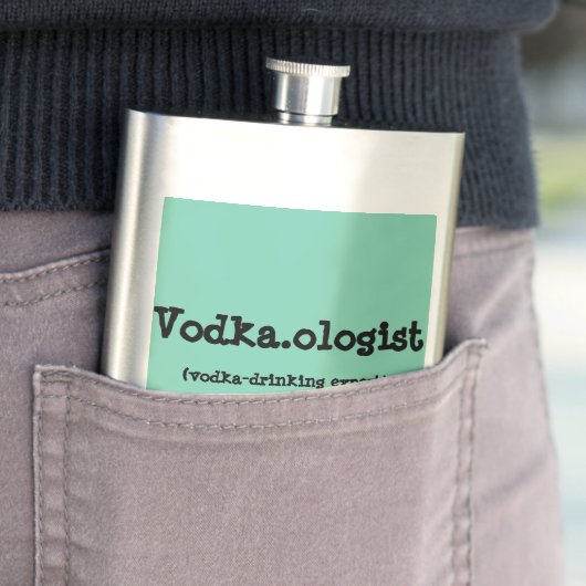 Vodka.ologist Flask Heupfles (Voorbeeld)