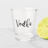 Vodka Shot Glass Glas (Voorkant)