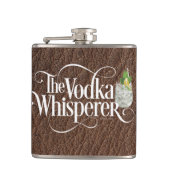 Vodka Whisperer Hip Flask Heupfles (Voorkant)