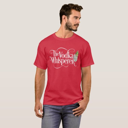 Vodka Whisperer T-shirt (Voorkant volledig)