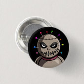 Vodoo Puppe Ronde Button 3,2 Cm (Voorkant /achterkant)