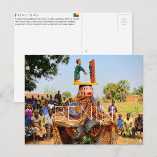 Vodun-dagen, Ketou, Benin Reisansichtkaart Briefkaart