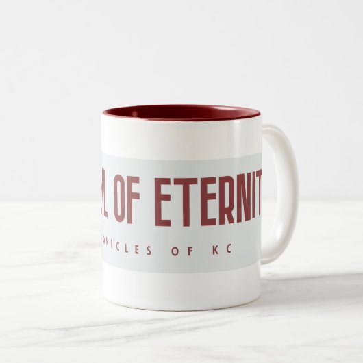 VoE-Mok Tweekleurige Koffiemok (Voorkant rechts)