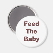 Voed de Baby Magneet (Voorkant / Achterkant)