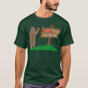 Voed de Beren geen grappige Camping T-shirt