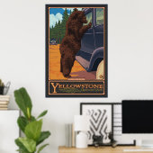 Voed de Beren niet aan - Yellowstone National Park Poster (Thuiskantoor)