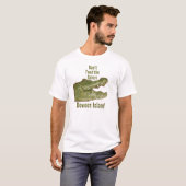 Voed de Gators niet aan — Deweens Island, SC T-shirt (Voorkant volledig)