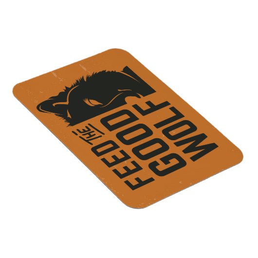 Voed de Goede Wolf Magneet (Rechterzijde)