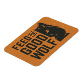 Voed de Goede Wolf Magneet (Linkerzijde)