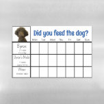 Voed de hond Drogen Wis Magnetische Blad Magnetisch Uitwisbaar Vel<br><div class="desc">Een handige en compacte Feed the Dog-grafiek met veel ruimte om uw eigen informatie te personaliseren en toe te voegen. Veel opties met de mogelijkheid om magneten toe te voegen en een droog wissen of wateroplosbare pen te gebruiken om de maaltijden van uw bont baby bij te houden. Origineel ontwerp...</div>