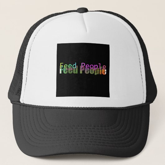 VOED DE MENSHEID TRUCKER PET (Voorkant)