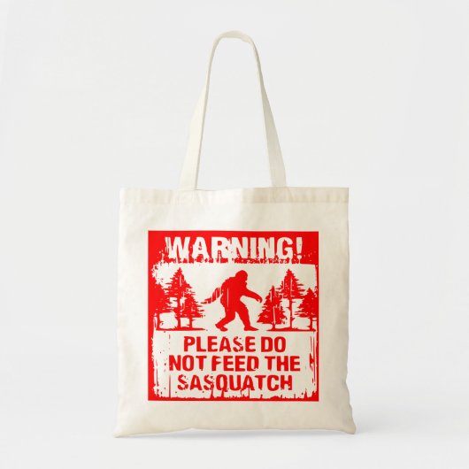 Voed de Sasquatch #USAPatriotGraphics niet uit © Tote Bag (Voorkant)