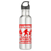 Voed de Sasquatch #USAPatriotGraphics niet uit © Waterfles (Voorkant)